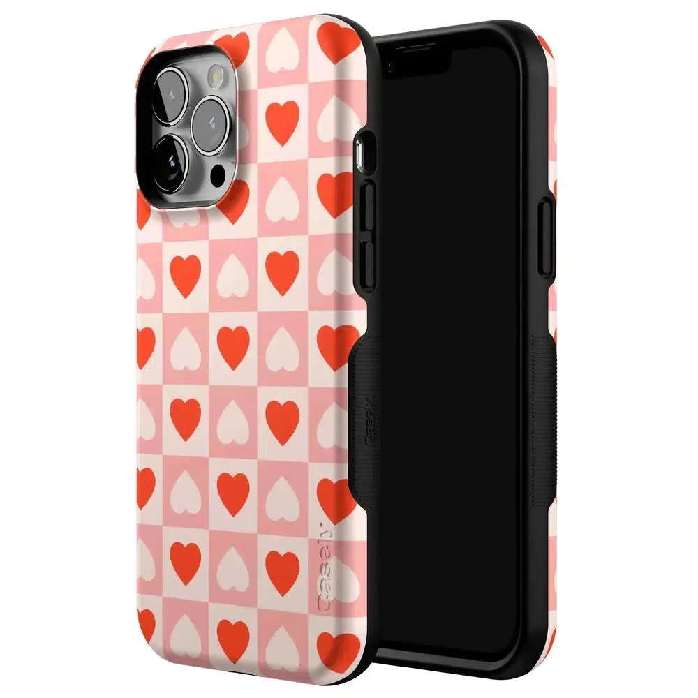 King of My Heart | Checkered Hearts Case - Image 99