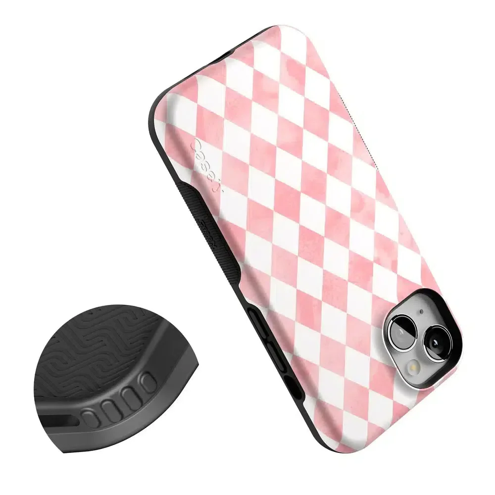 Queen of Diamonds | Pink Watercolor Case - Image 110