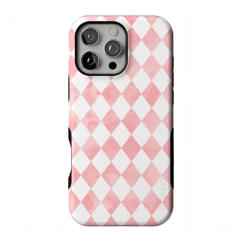 Queen of Diamonds | Pink Watercolor Case - Image 152
