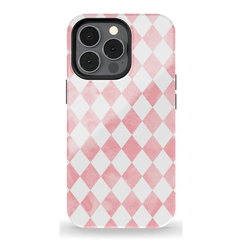 Queen of Diamonds | Pink Watercolor Case - Image 18