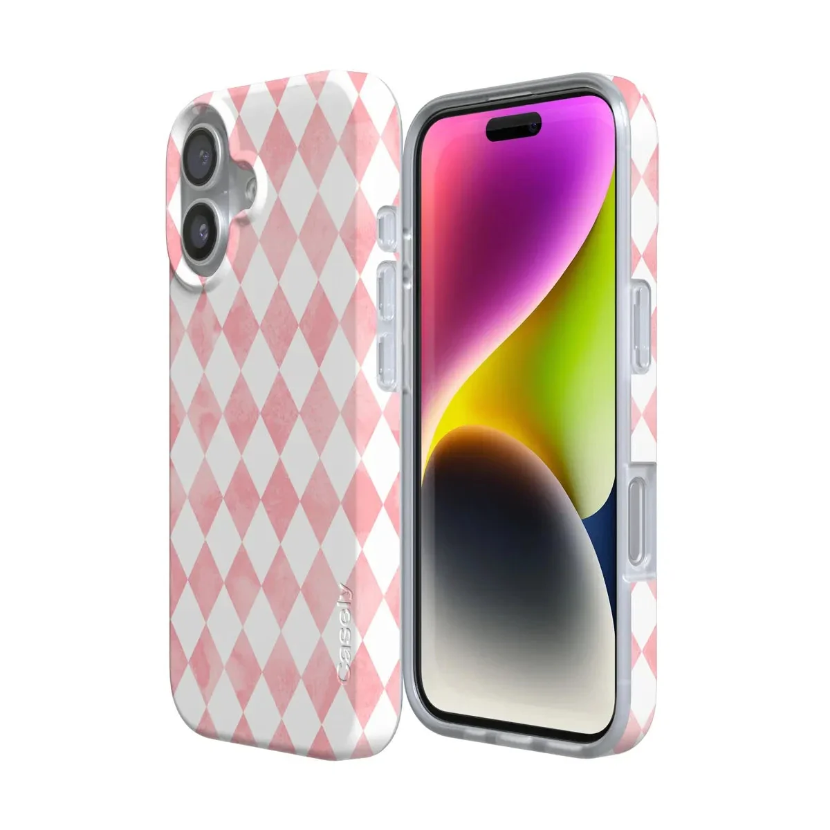 Queen of Diamonds | Pink Watercolor Case - Image 188