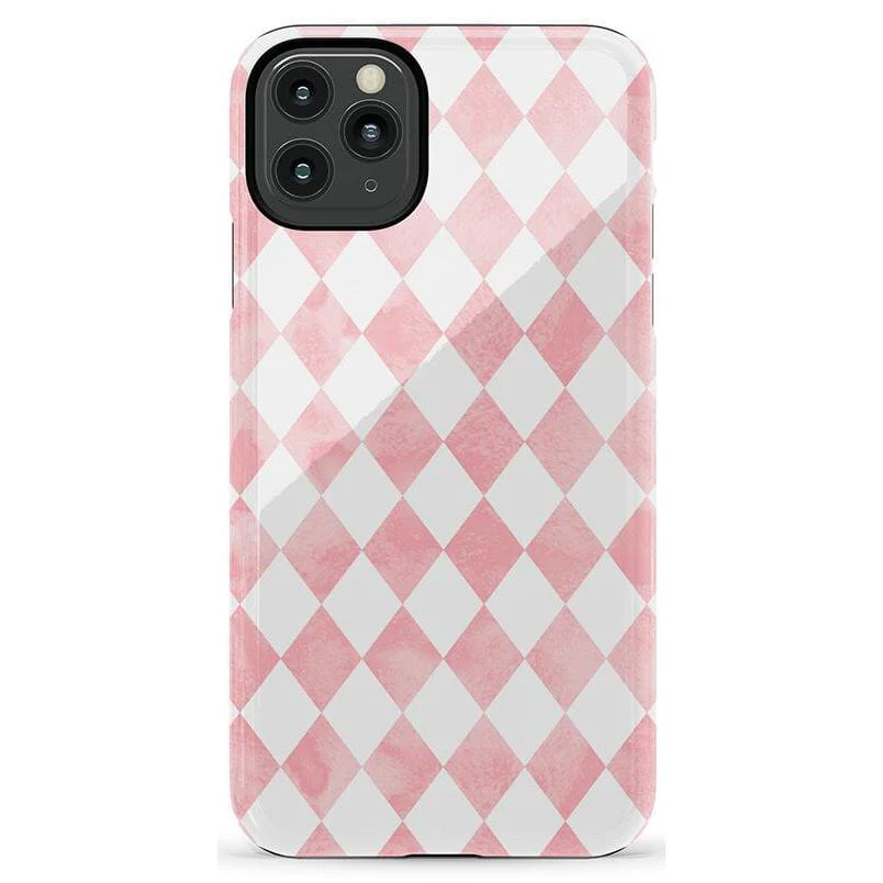 Queen of Diamonds | Pink Watercolor Case - Image 24