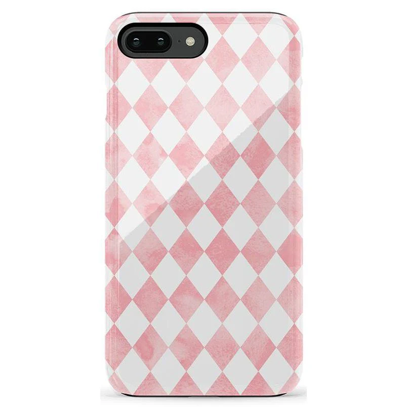 Queen of Diamonds | Pink Watercolor Case - Image 30