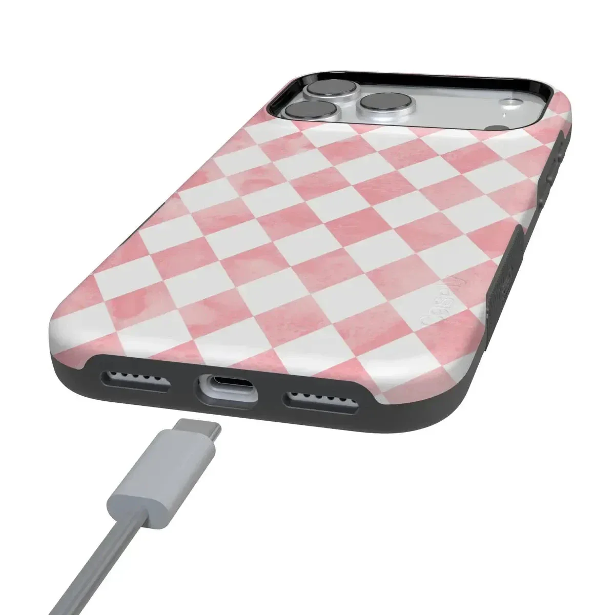 Queen of Diamonds | Pink Watercolor Case - Image 6