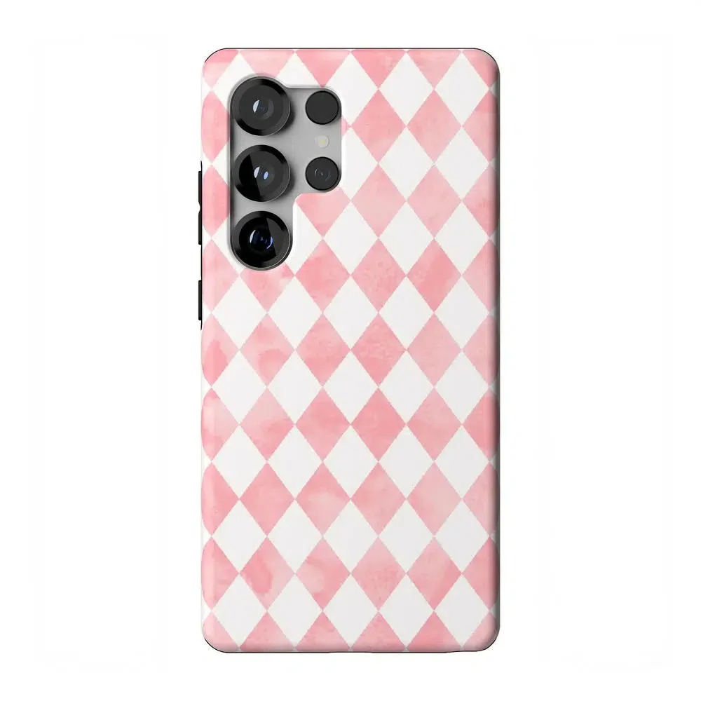 Queen of Diamonds | Pink Watercolor Case - Image 81