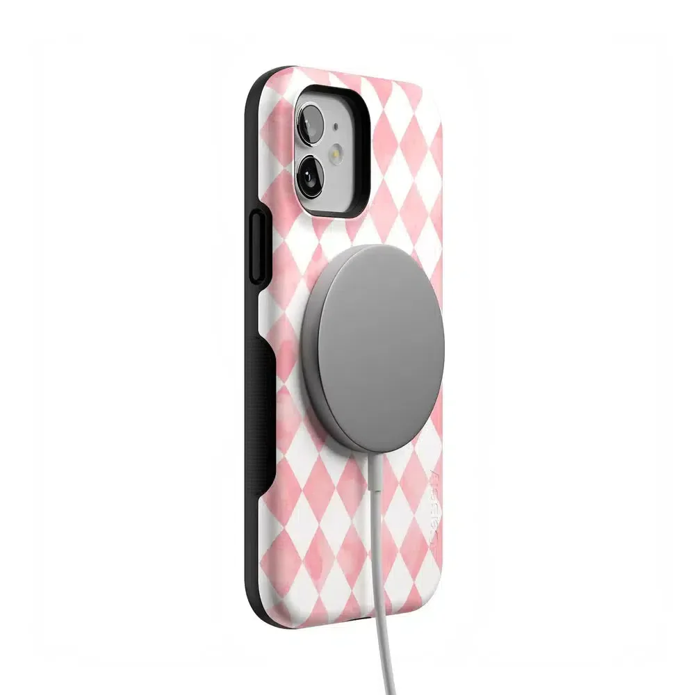 Queen of Diamonds | Pink Watercolor Case - Image 85
