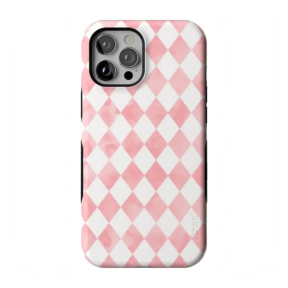 Queen of Diamonds | Pink Watercolor Case - Image 92