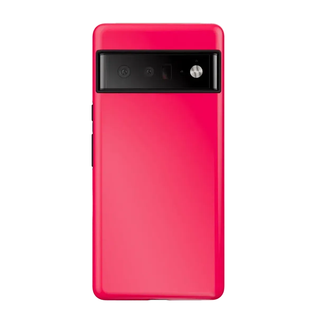 Think Pink | Solid Neon Pink Google Pixel Case - Image 4