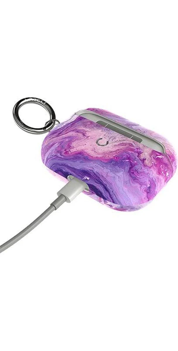 Tie Dying Over You | Purple Marble AirPods Case - Image 14