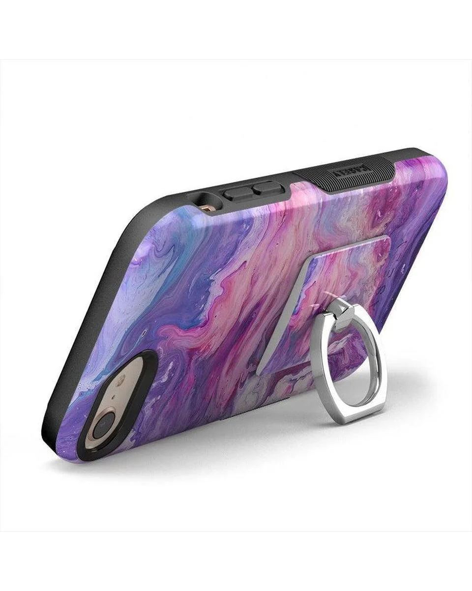 Tie Dying Over You | Purple Marble Phone Ring - Image 4