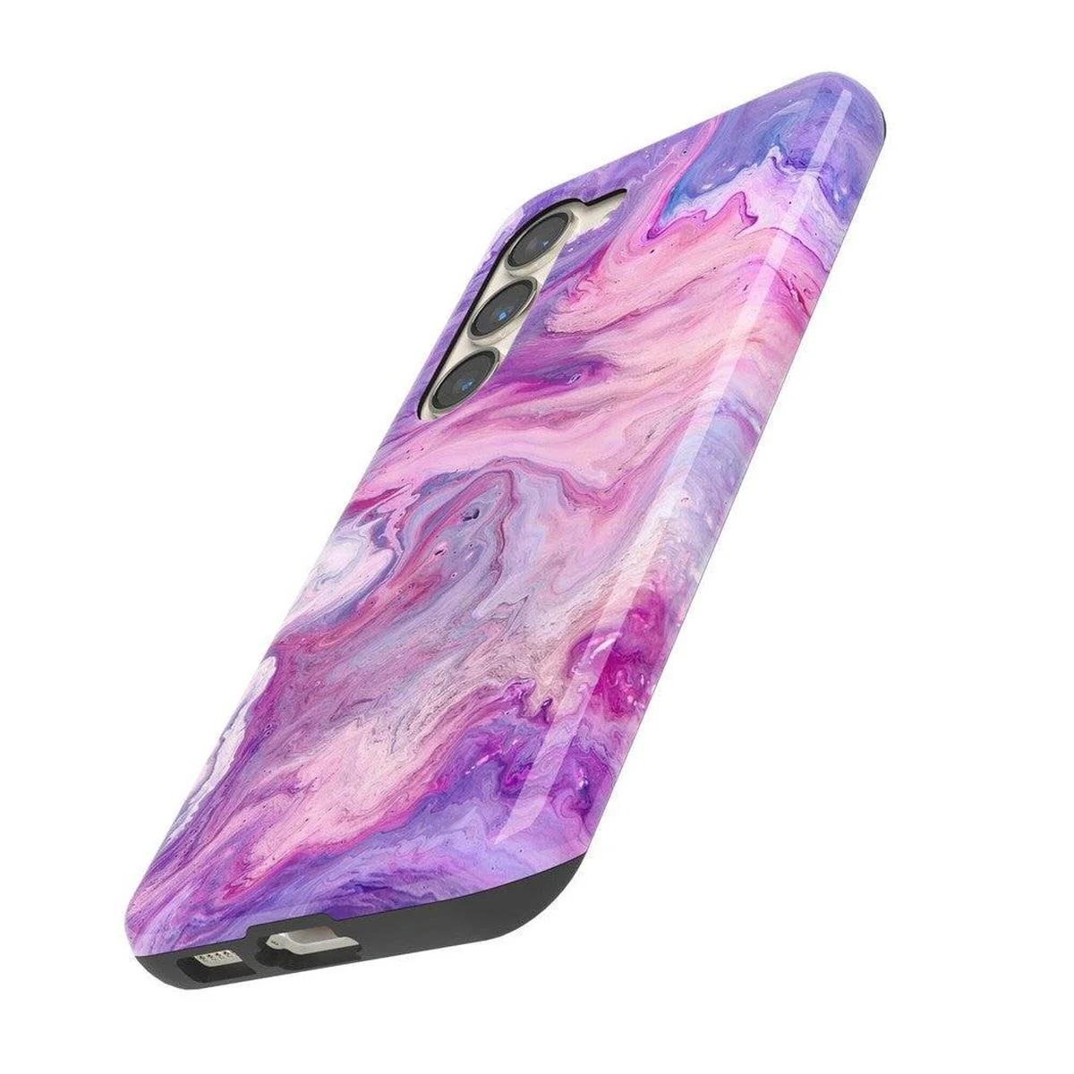 Tie Dying Over You | Purple Marble Samsung Case - Image 10