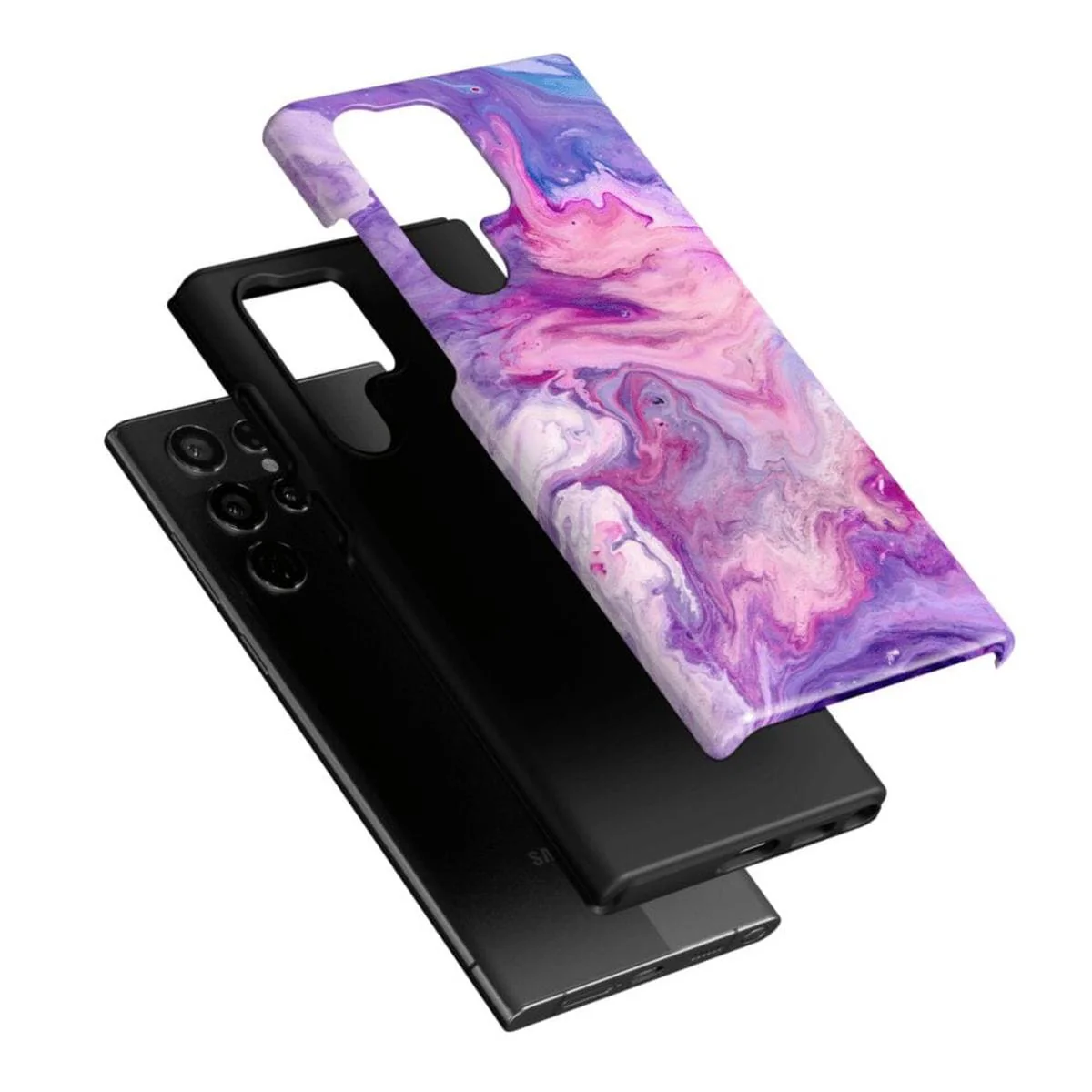 Tie Dying Over You | Purple Marble Samsung Case - Image 21