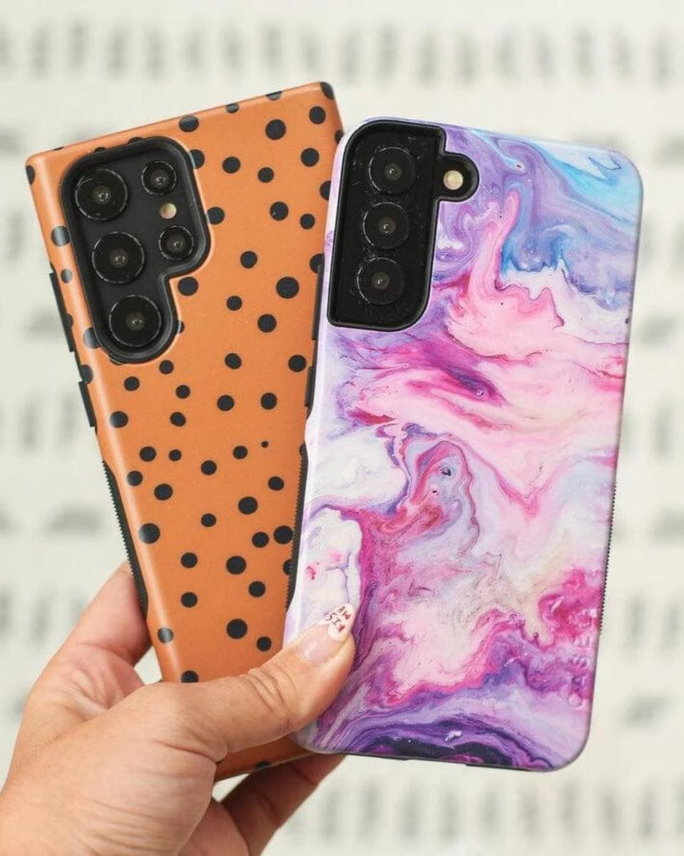 Tie Dying Over You | Purple Marble Samsung Case - Image 35