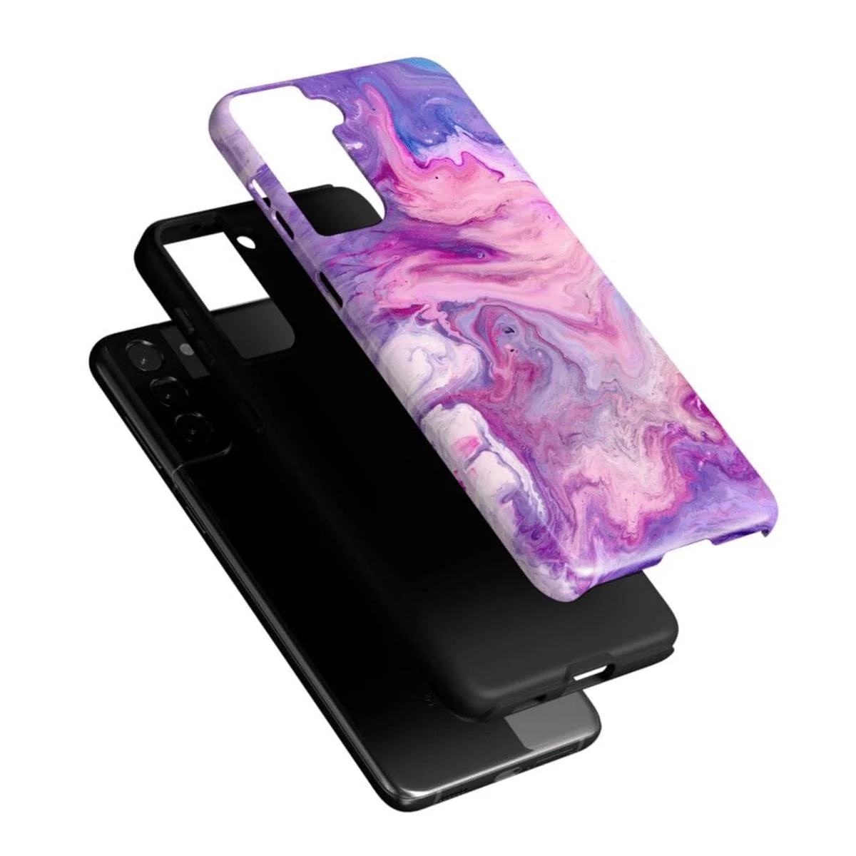Tie Dying Over You | Purple Marble Samsung Case - Image 38