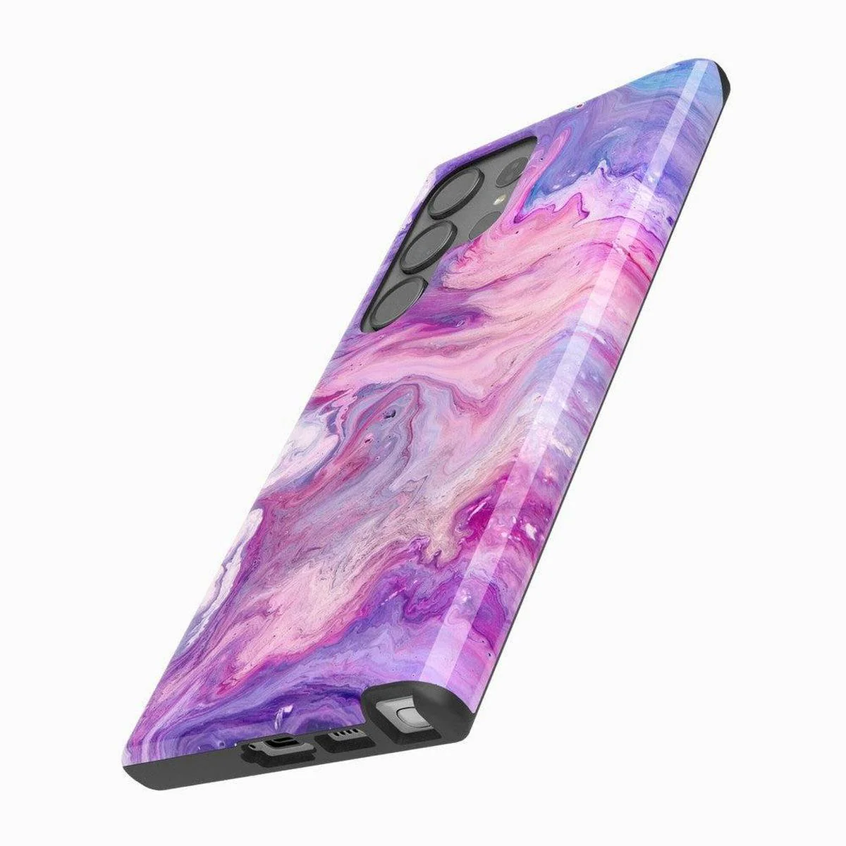 Tie Dying Over You | Purple Marble Samsung Case - Image 4