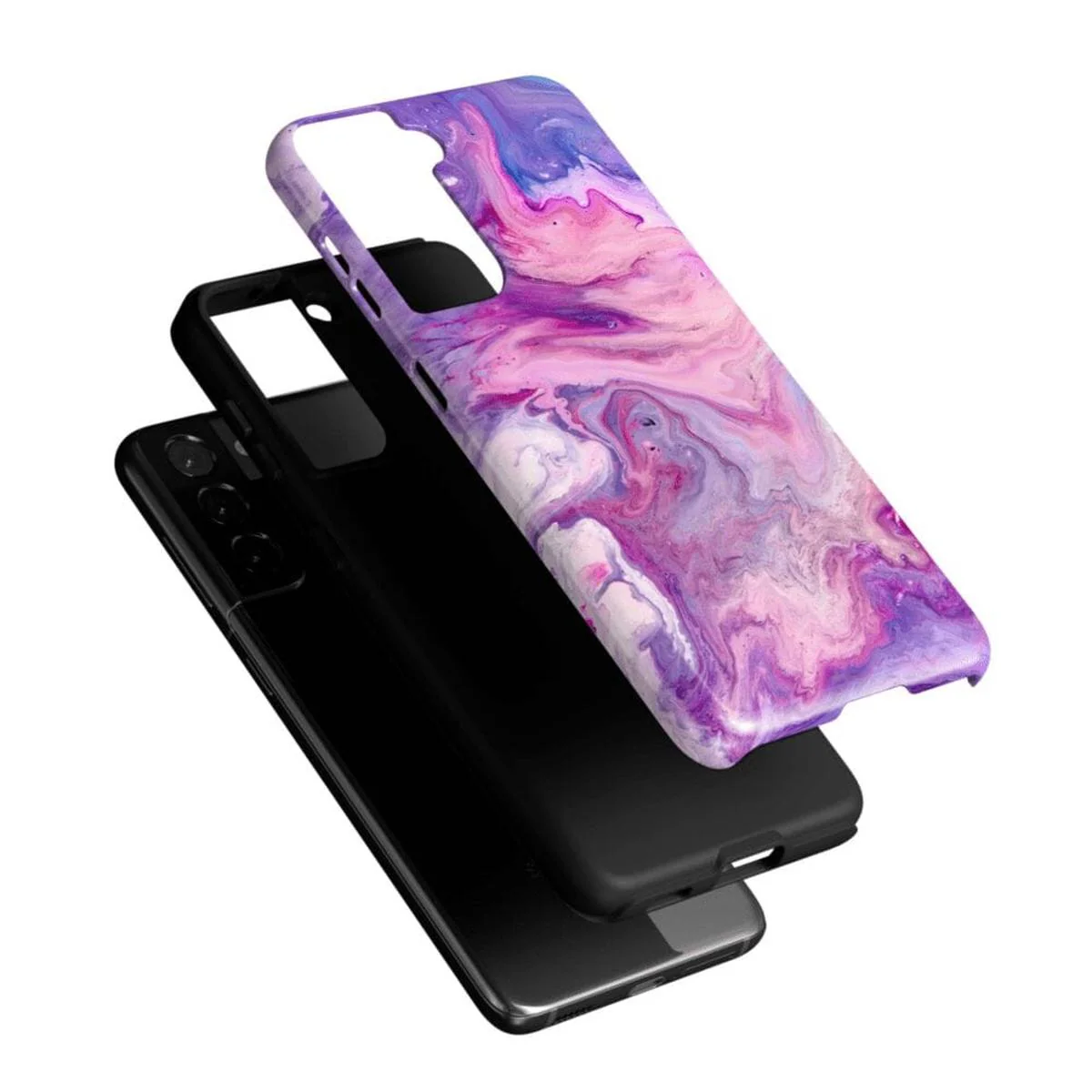 Tie Dying Over You | Purple Marble Samsung Case - Image 41