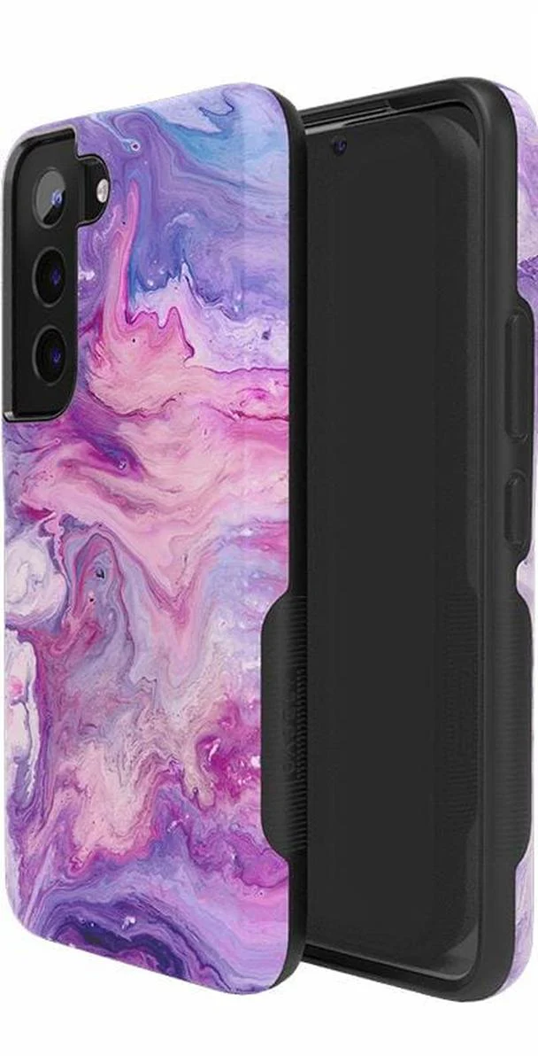 Tie Dying Over You | Purple Marble Samsung Case - Image 2