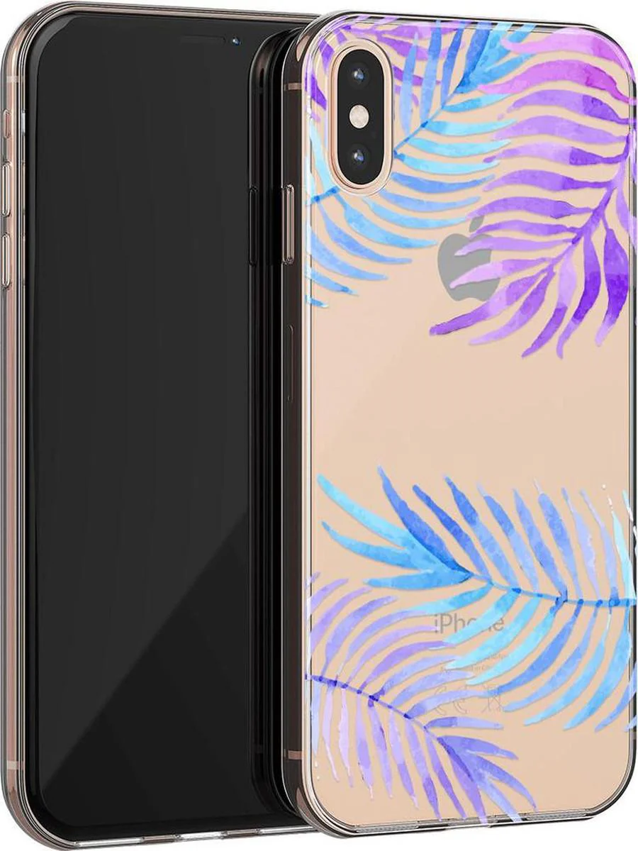 Tropical Blues | Palm Leaves Floral case - Image 14