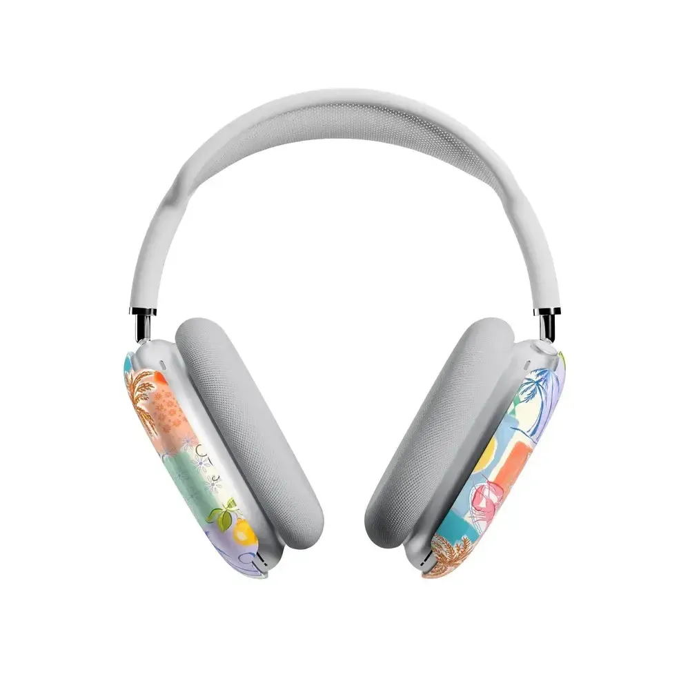 Tropical Heat | Beachy Collage AirPods Max Case - Image 2