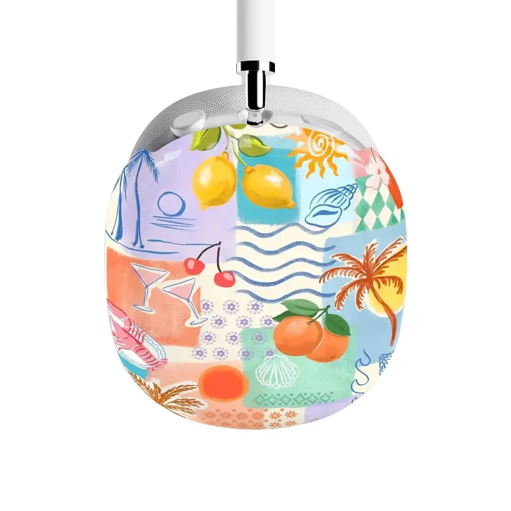 Tropical Heat | Beachy Collage AirPods Max Case - Image 9