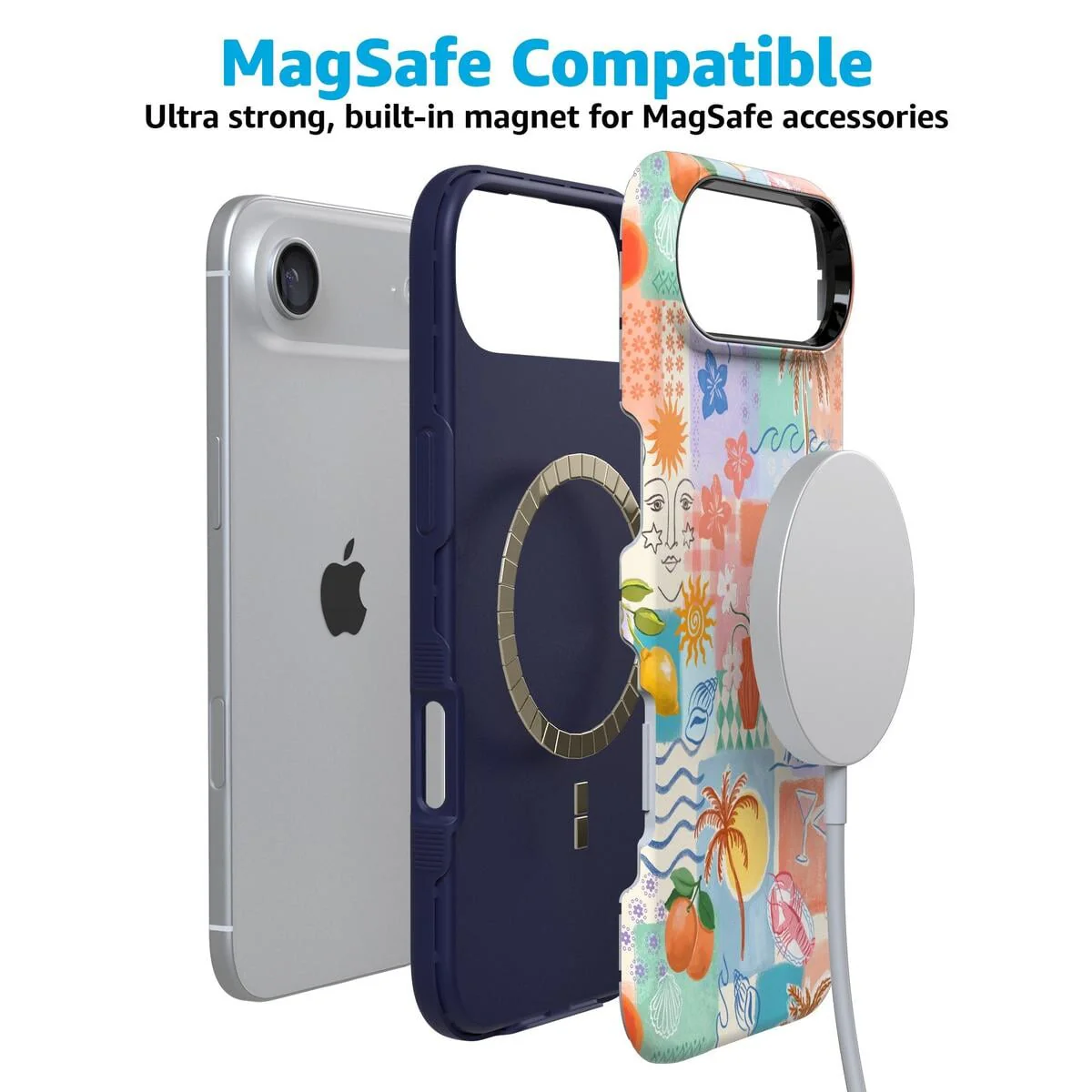 Tropical Heat | Beachy Collage Case - Image 114