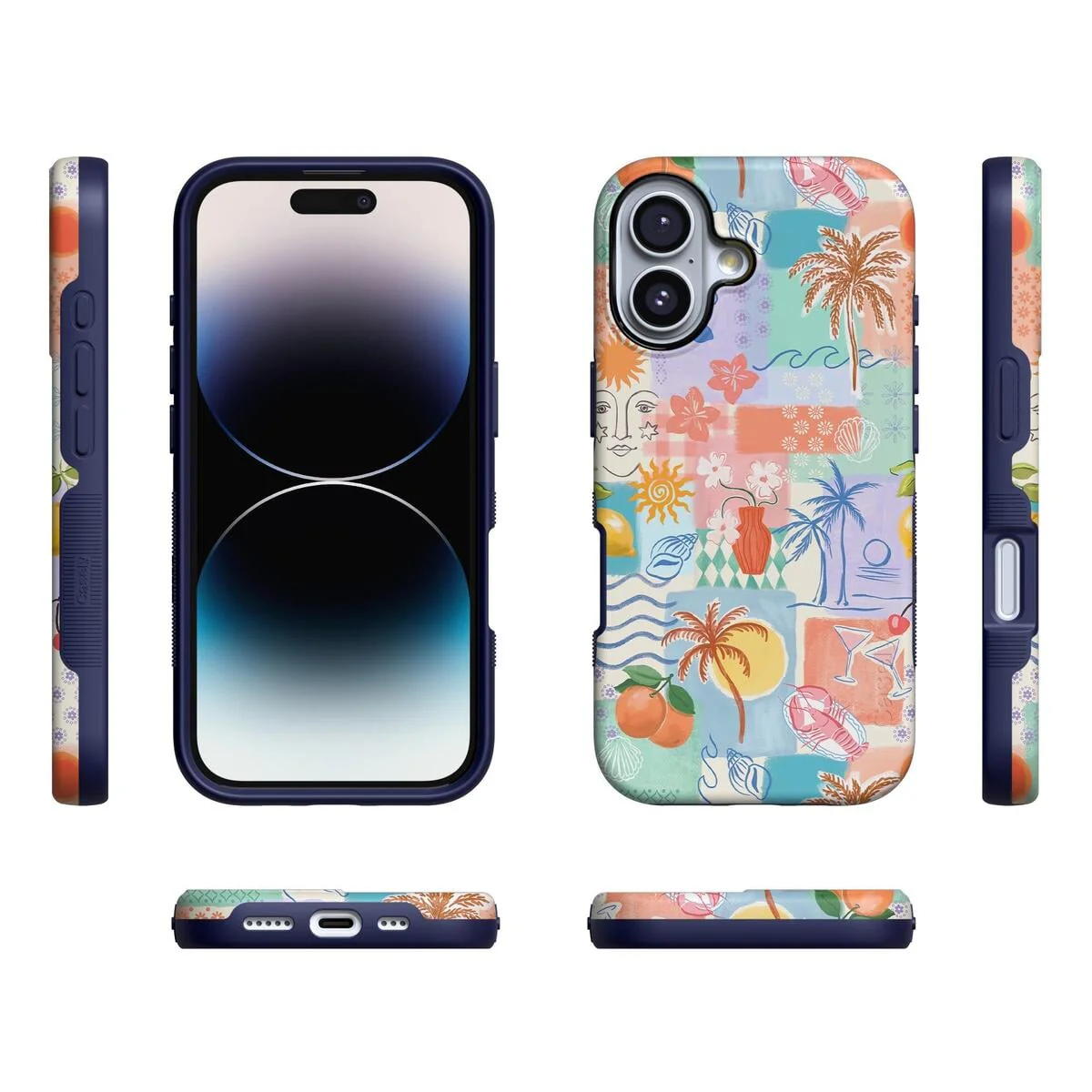 Tropical Heat | Beachy Collage Case - Image 128