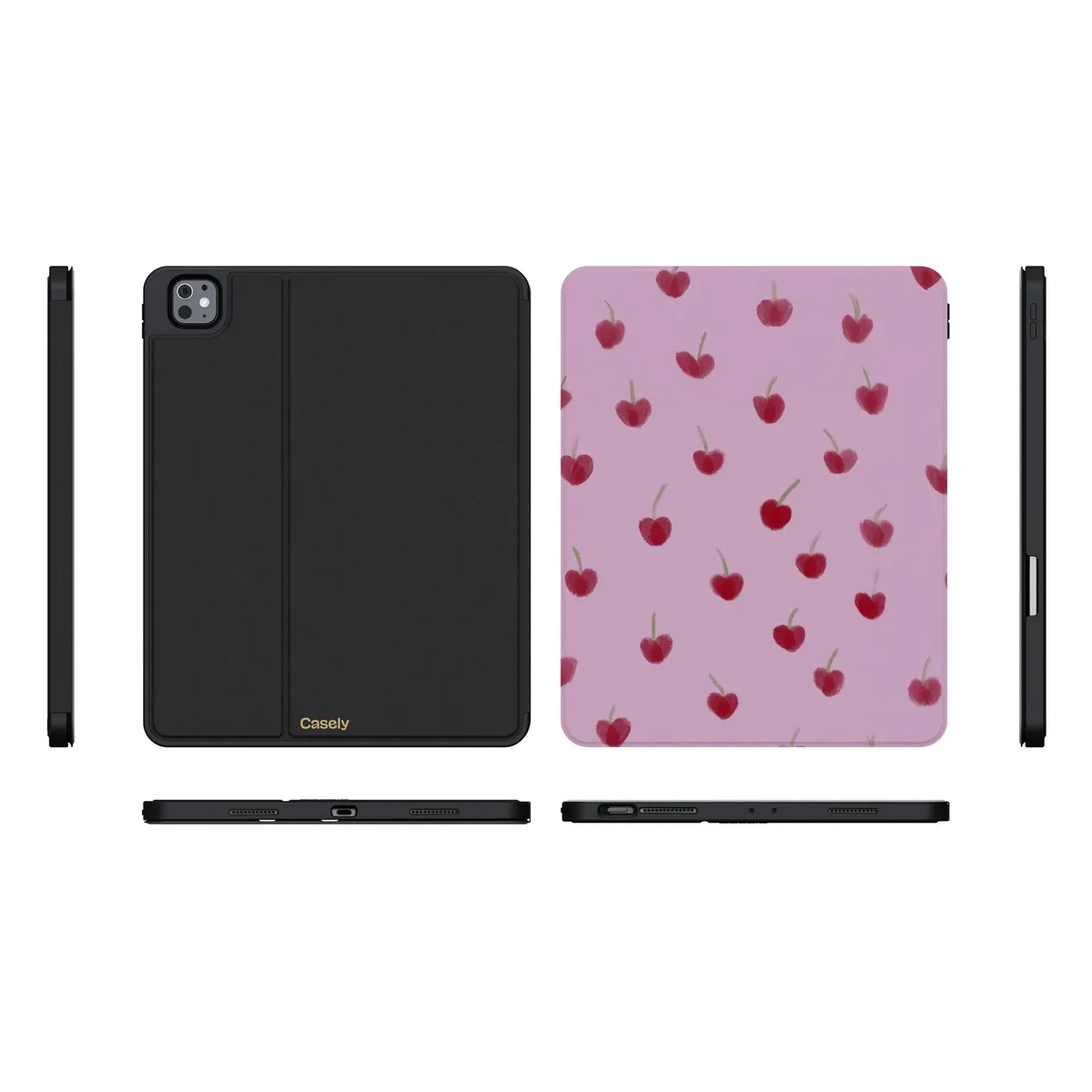 Very Cherry | Painted Cherries iPad Case - Image 37