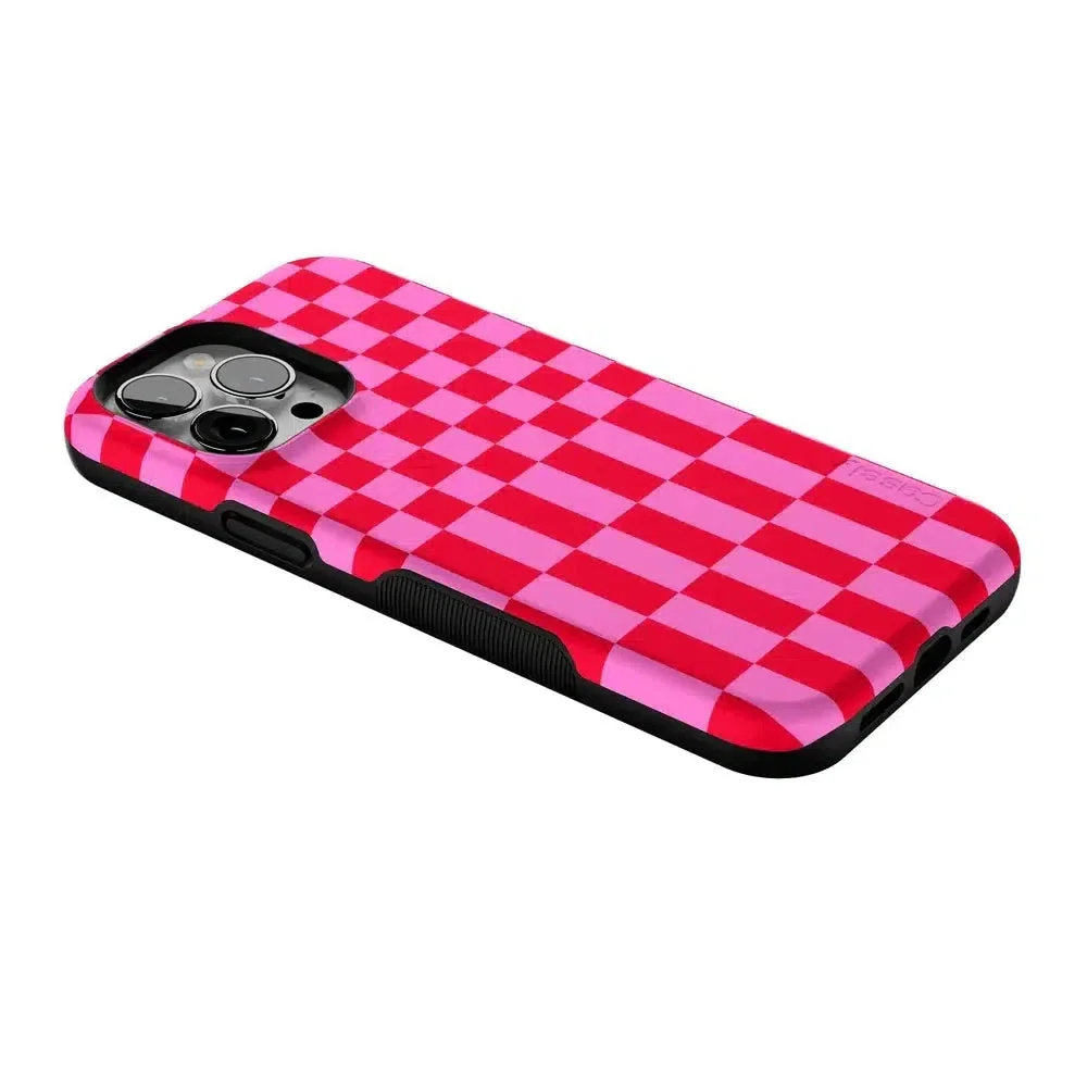 Vibe Check | Pink Checkerboard Case - Image 128