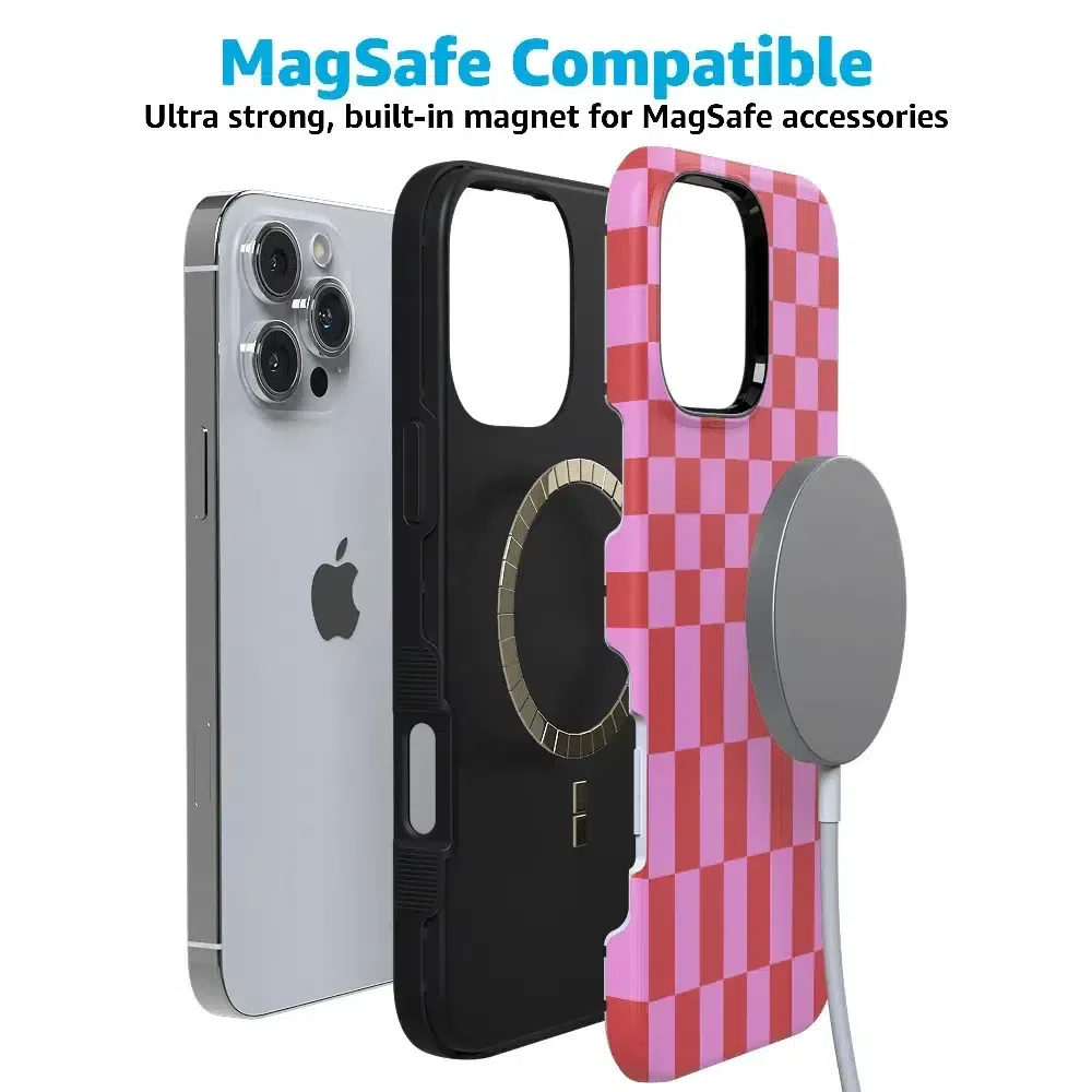 Vibe Check | Pink Checkerboard Case - Image 14