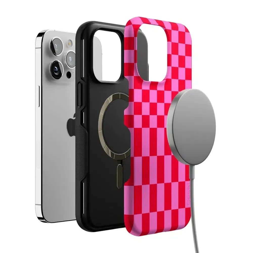 Vibe Check | Pink Checkerboard Case - Image 143