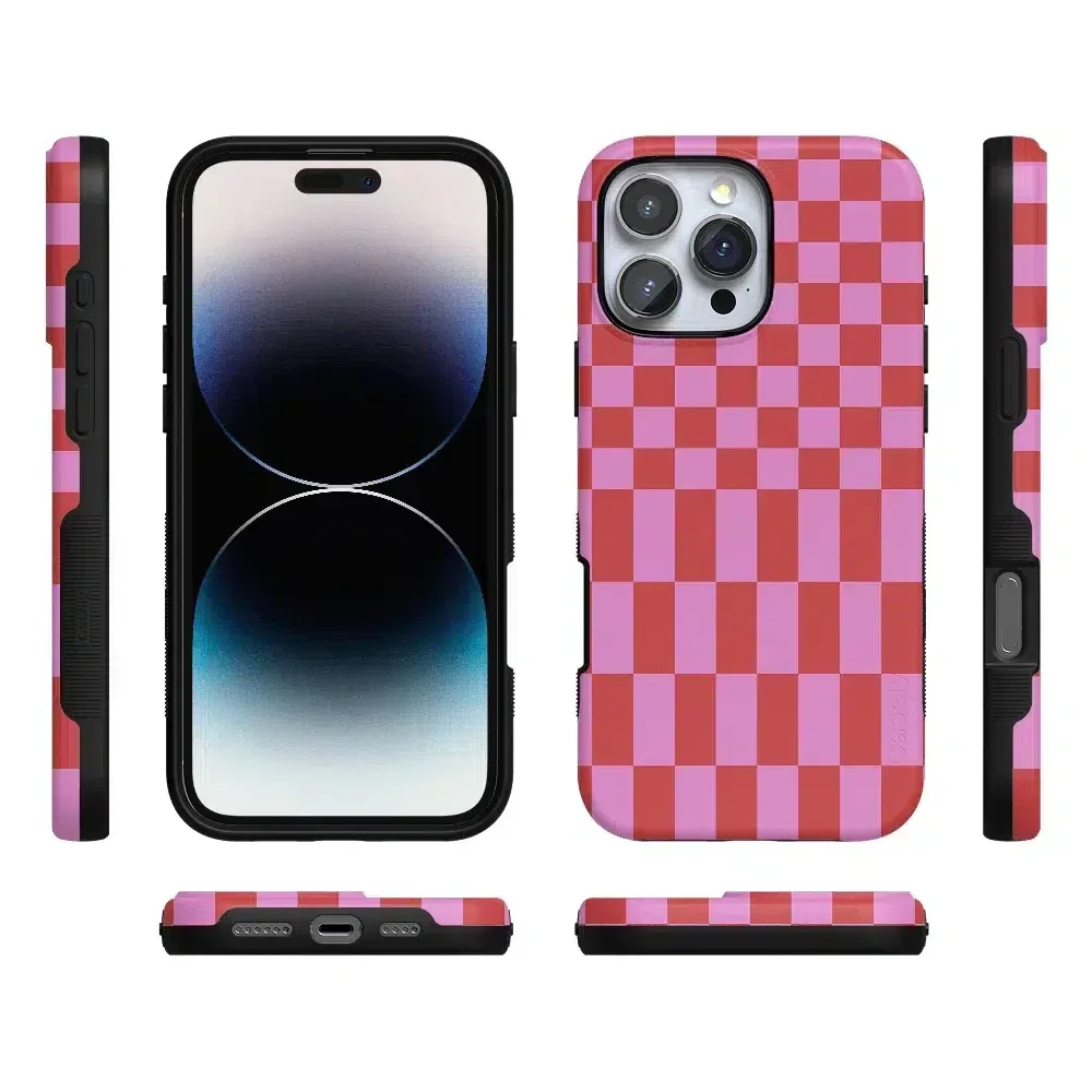 Vibe Check | Pink Checkerboard Case - Image 17
