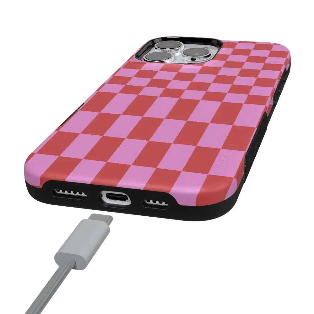 Vibe Check | Pink Checkerboard Case - Image 18