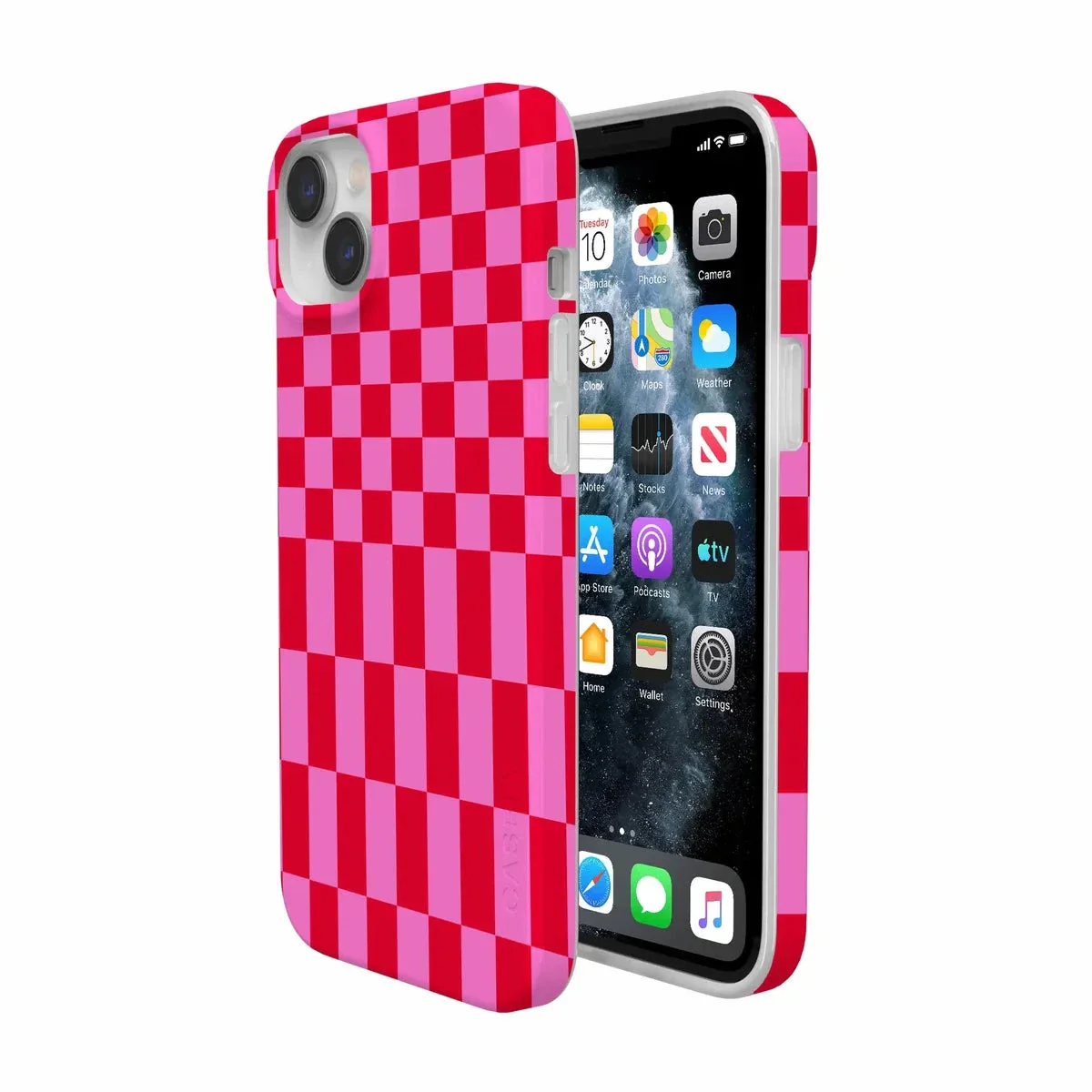 Vibe Check | Pink Checkerboard Case - Image 190