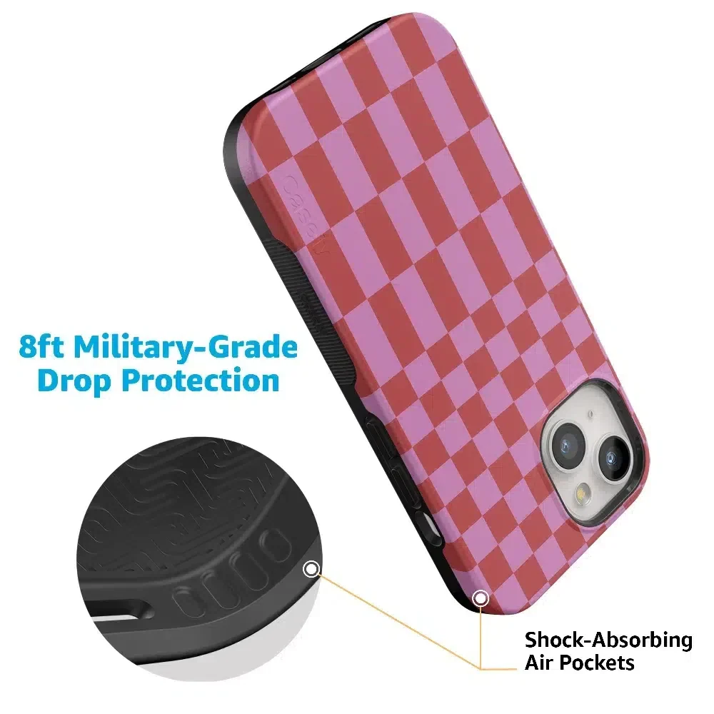 Vibe Check | Pink Checkerboard Case - Image 23