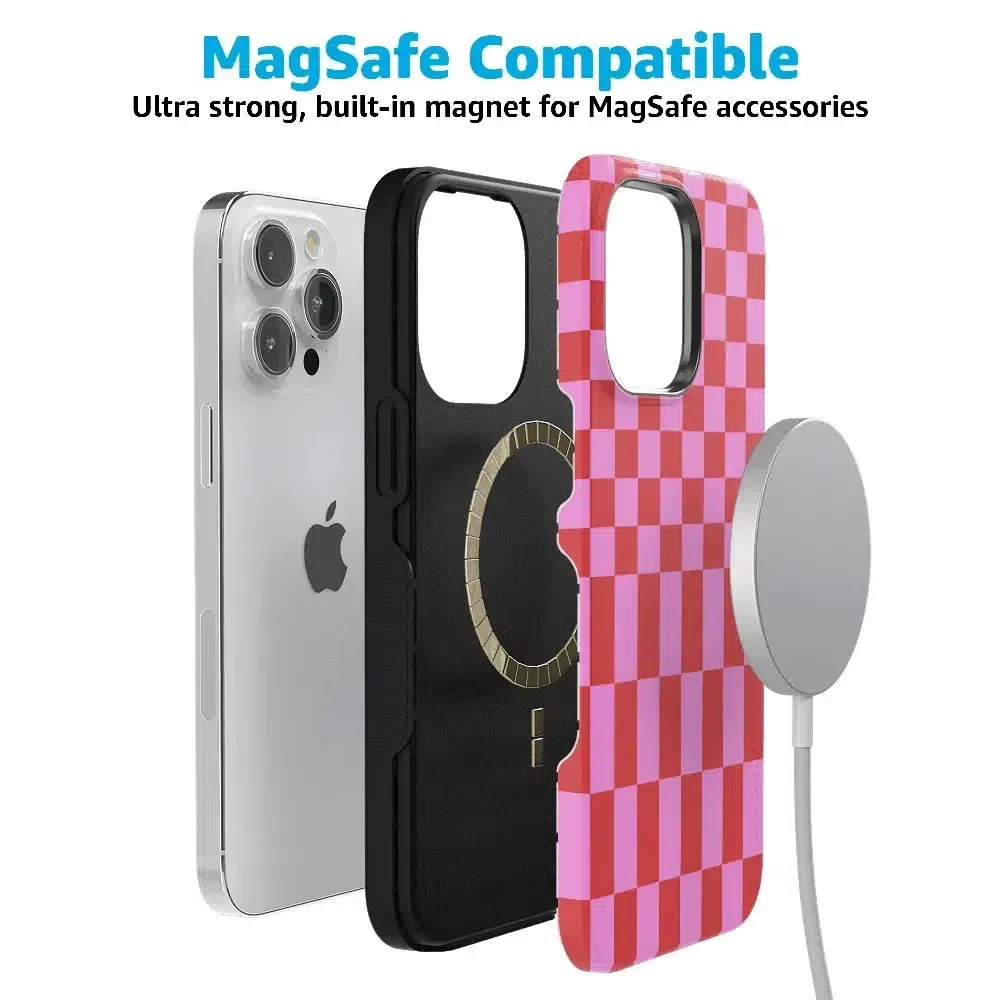 Vibe Check | Pink Checkerboard Case - Image 31