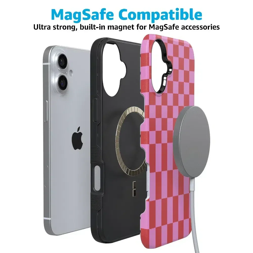 Vibe Check | Pink Checkerboard Case - Image 40