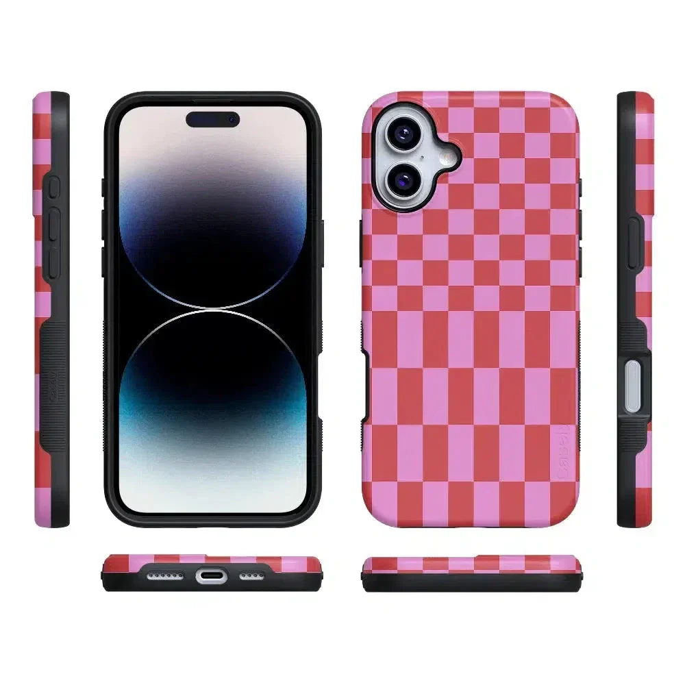 Vibe Check | Pink Checkerboard Case - Image 42