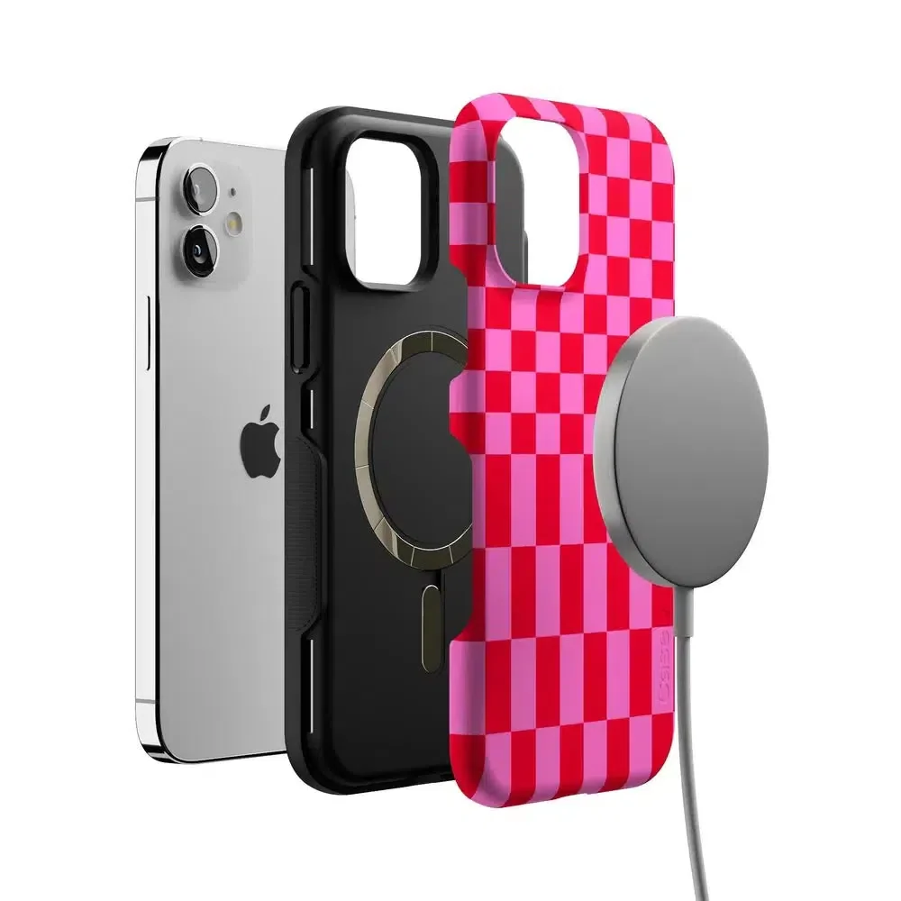Vibe Check | Pink Checkerboard Case - Image 93
