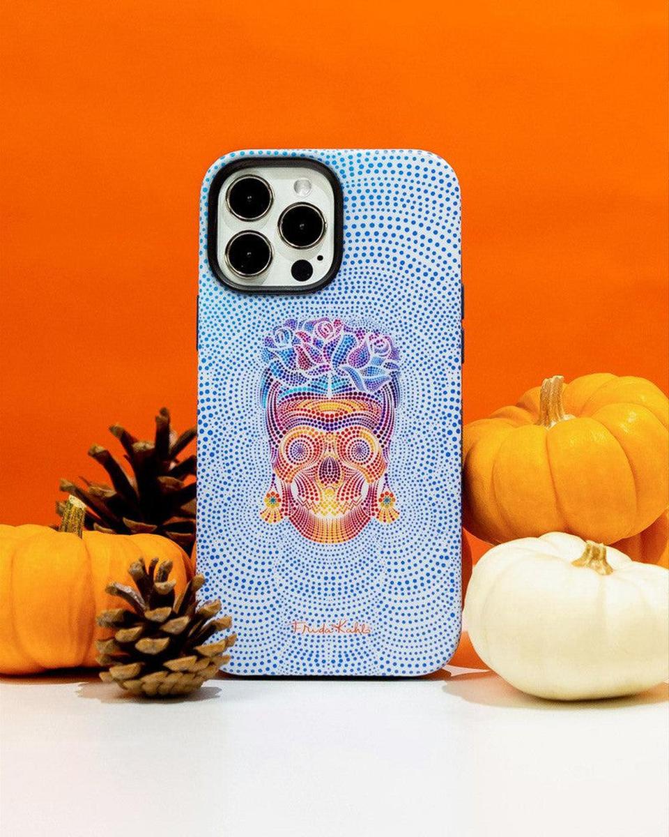 Vida y Muerte | Frida Kahlo Dotted Skull Case - Image 82