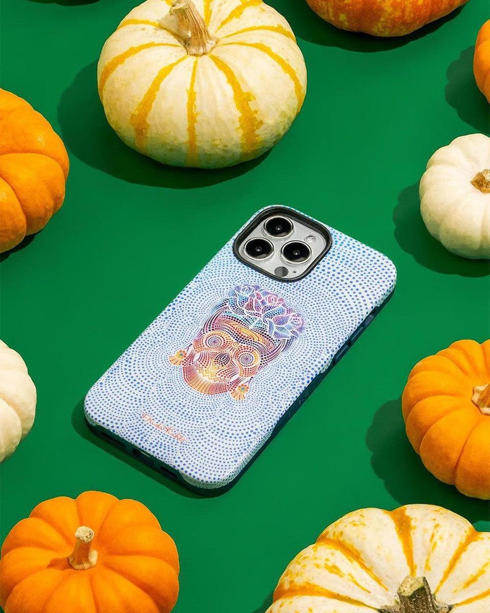 Vida y Muerte | Frida Kahlo Dotted Skull Case - Image 84