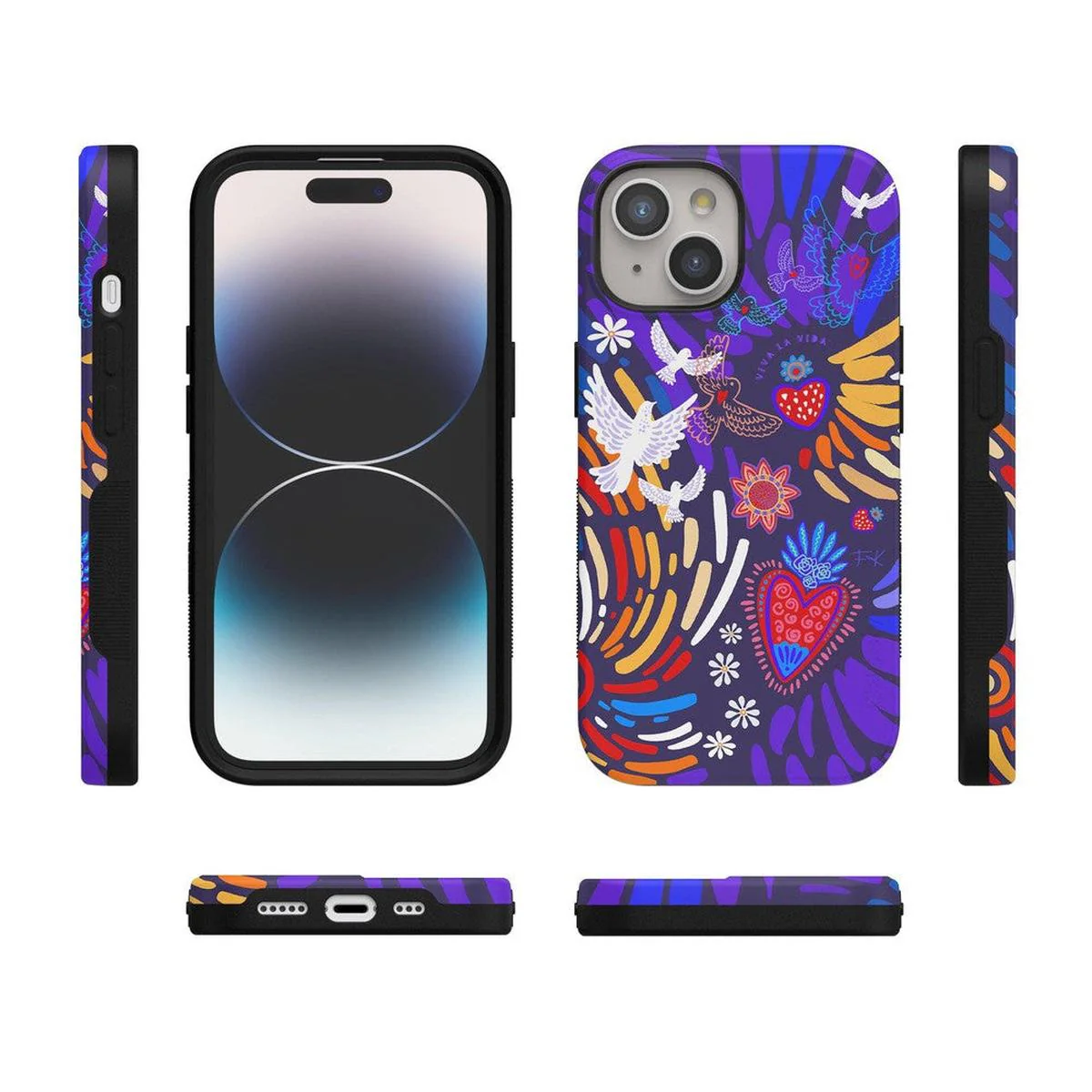 Viva La Vida | Frida Kahlo Collage Case - Image 109