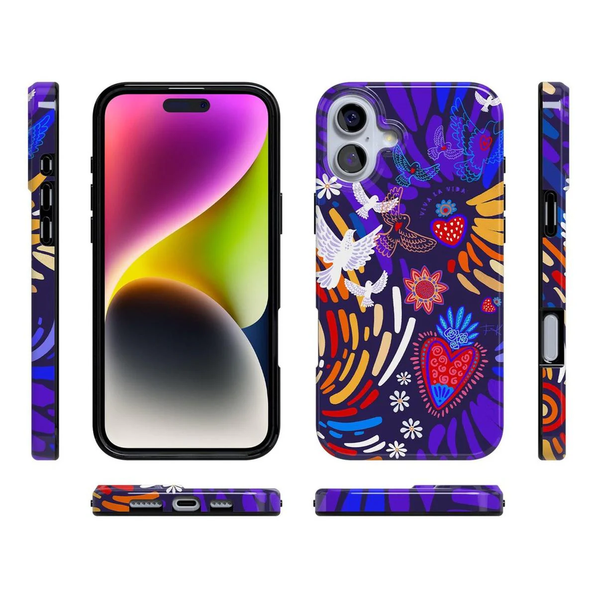 Viva La Vida | Frida Kahlo Collage Case - Image 147