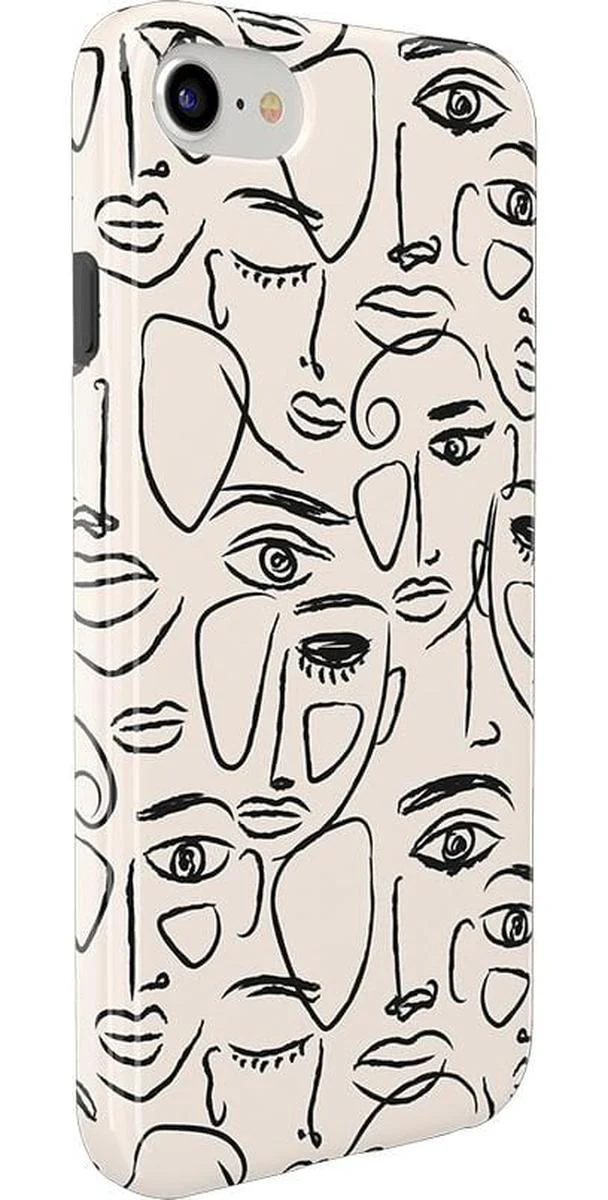 We're All Human | Minimal Face Art Case - Image 25