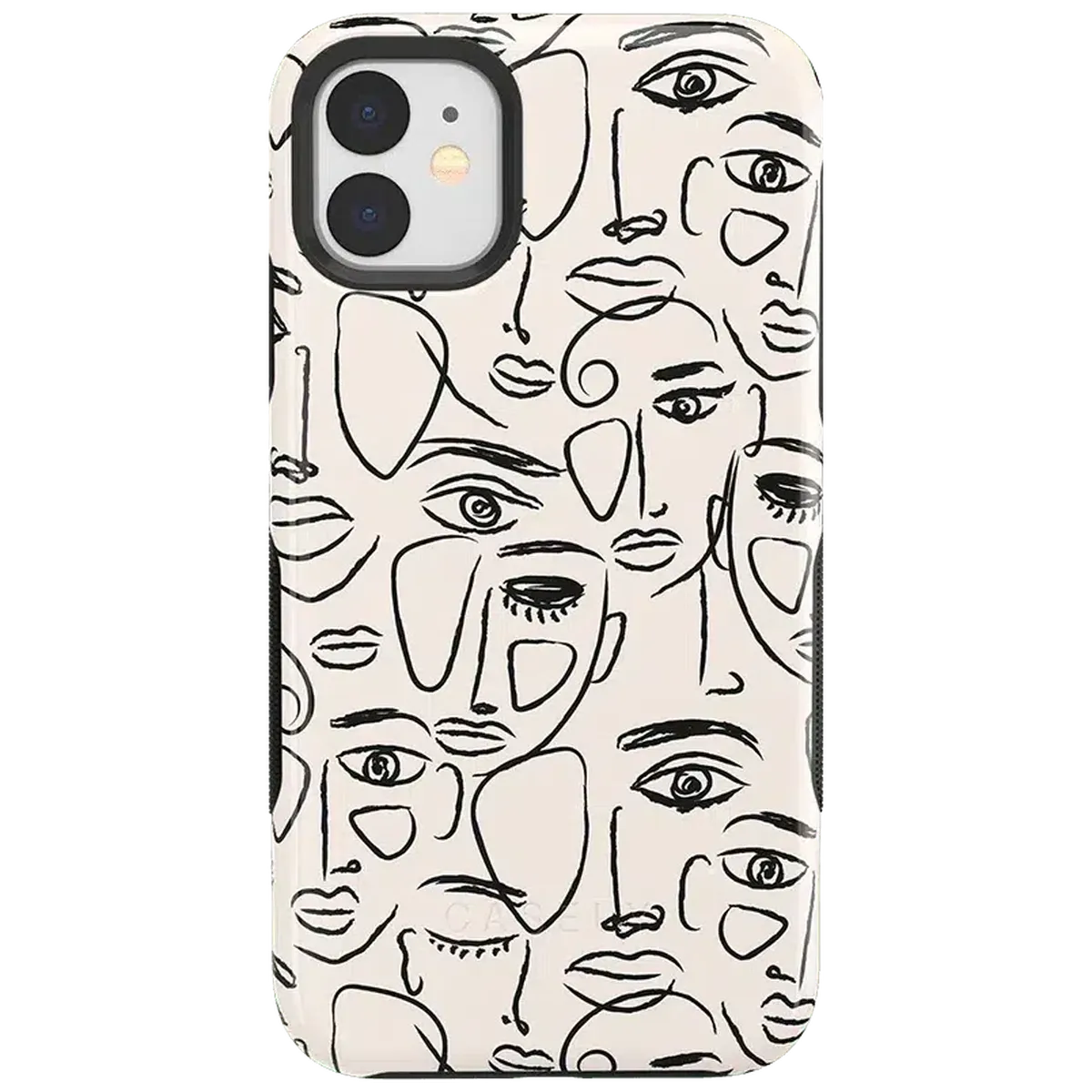 We're All Human | Minimal Face Art Case - Image 42