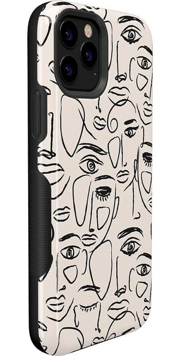 We're All Human | Minimal Face Art Case - Image 46