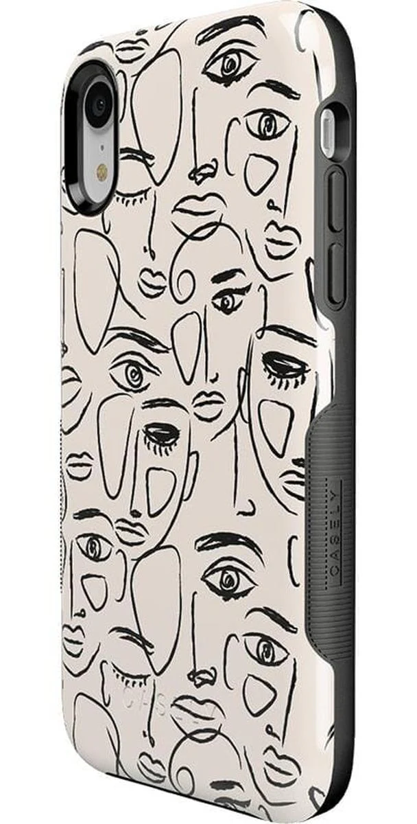 We're All Human | Minimal Face Art Case - Image 49