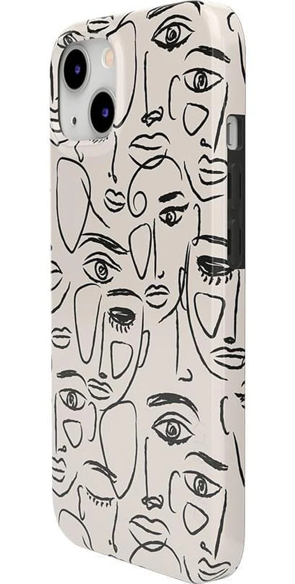 We're All Human | Minimal Face Art Case - Image 5