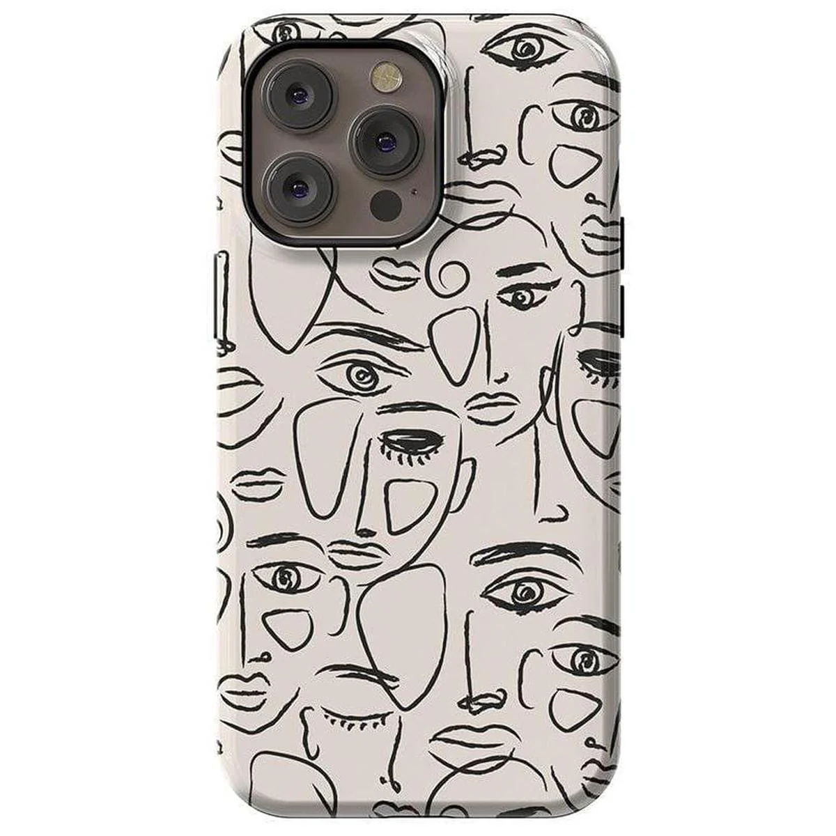 We're All Human | Minimal Face Art Case - Image 65