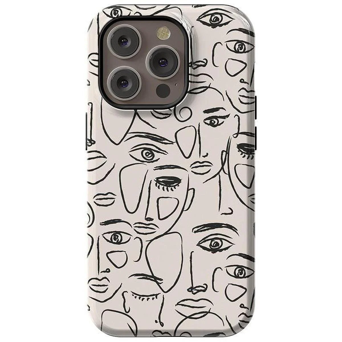We're All Human | Minimal Face Art Case - Image 68
