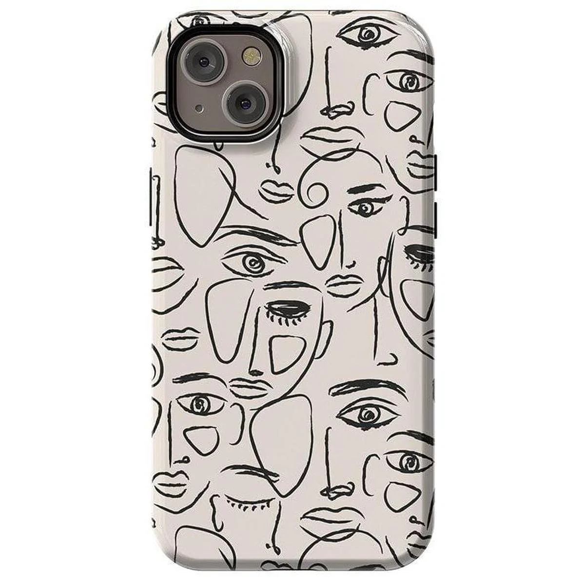 We're All Human | Minimal Face Art Case - Image 71